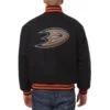 Anaheim Ducks Black Jacket 1