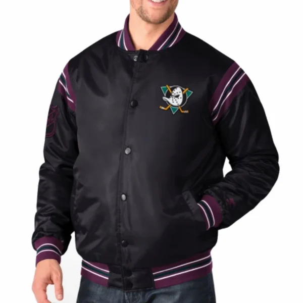 Anaheim Ducks Enforcer Varsity Jacket
