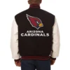 Arizona Cardinals Domestic Two Tone Black Varsity Jacket 1