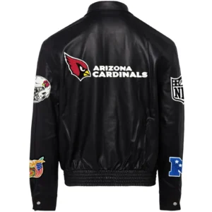 Arizona Cardinals Jeff Hamilton Full Black Varsity Jacket 1