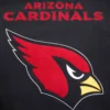 Arizona Cardinals Mashup Black Wool Varsity Jacket 6