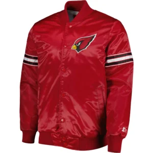 Arizona Cardinals Pick & Roll Red Varsity Jacket