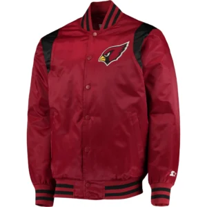 Arizona Cardinals Prime Time Twill Varsity Jacket