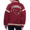 Arizona Cardinals Tournament Red Varsity Jacket 1