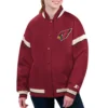 Arizona Cardinals Tournament Red Varsity Jacket