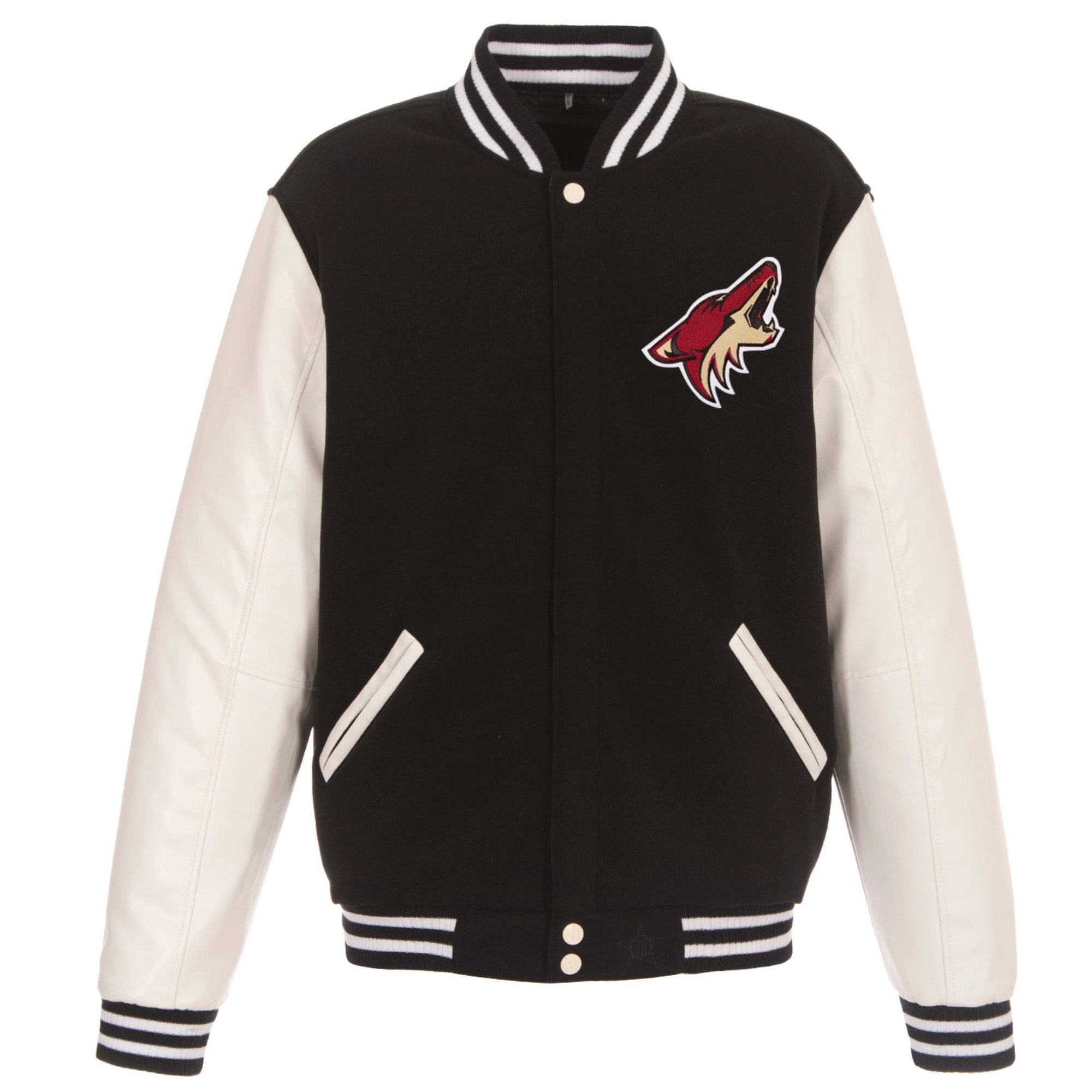 Arizona Coyotes Two Tone Fleece Varsity Jacket