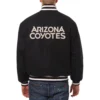 Arizona Coyotes Wool Varsity Jacket – Black 1
