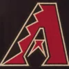 Arizona Diamondbacks Black Varsity Wool Jacket with Leather Sleeves