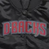 Arizona Diamondbacks Black Women's Satin Varsity Jacket
