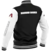 Arizona Diamondbacks Bomber Baseball Players Full-Snap Wool Varsity Jacket 1
