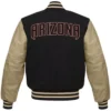 Arizona Diamondbacks Letterman Wool & Leather Varsity Jacket 1