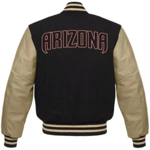 Arizona Diamondbacks Letterman Wool & Leather Varsity Jacket 1