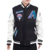 Arizona Diamondbacks Retro Classic Wool & Leather Varsity Jacket