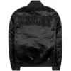 Arizona Diamondbacks Triple Black Full-Snap Satin Varsity Jacket 1