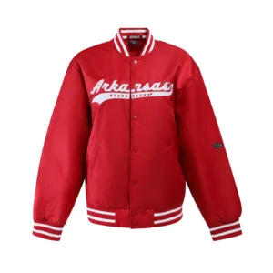 Arkansas Razorbacks A-Game Red Varsity Jacket