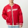 Arkansas Razorbacks A-Game Red Varsity Jacket 4