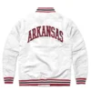 Arkansas Razorbacks Leaning Hog Logo Varsity Jacket 1
