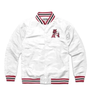 Arkansas Razorbacks Leaning Hog Logo Varsity Jacket