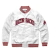 Arkansas Razorbacks Ribbed Knitted Bomber Varsity Jacket