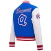 Atlanta Braves Retro CLassic Women’s Wool & Leather Varsity Jacket 3