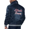 Atlanta Braves X Levi’s Silver Tab Full-Snap Varsity Trucker Jacket 1