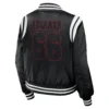 Atlanta Falcons Black Bomber Varsity Jacket 1