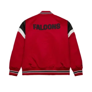 Atlanta Falcons Cooperstown Heavyweight Satin Jacket 1