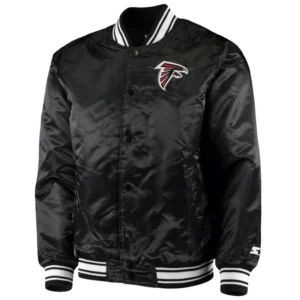 Atlanta Falcons Locker Room Black Varsity Jacket