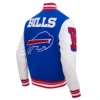 Atlanta Falcons Mashup Wool Blue Varsity Jacket 3