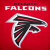 Atlanta Falcons Mashup Wool Red and Black Varsity Jacket 8