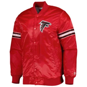 Atlanta Falcons Pick & Roll Red Varsity Jacket