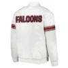 Atlanta Falcons Power Forward Varsity White Jacket 1
