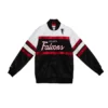 Atlanta Falcons Script Tri Color Satin Jacket
