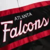 Atlanta Falcons Script Tri Color Satin Jacket 2