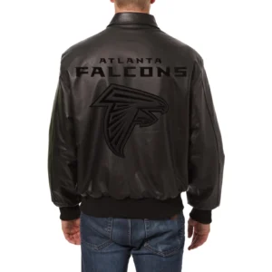 Atlanta Falcons Shirt Collar Tonal Bomber Jacket 1
