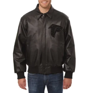 Atlanta Falcons Shirt Collar Tonal Bomber Jacket