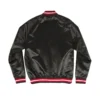 Atlanta Falcons Throwback Wordmark Satin Jacket 1