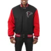 Atlanta Falcons Two Tone Black Varsity Jacket