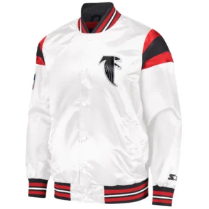 Atlanta Falcons White Varsity Jacket