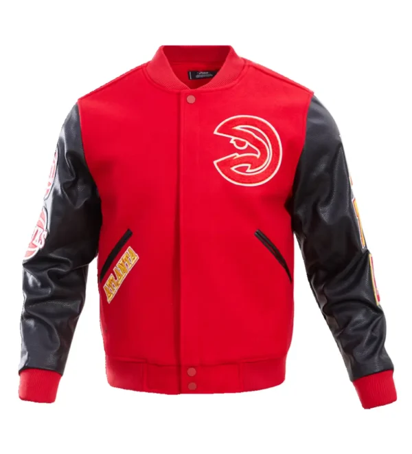Atlanta Hawks Classic Wool Varsity Red Jacket