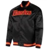 Atlanta Hawks Black Varsity Jacket