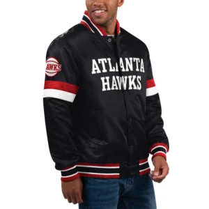 Atlanta Hawks Home Game Black Jacket