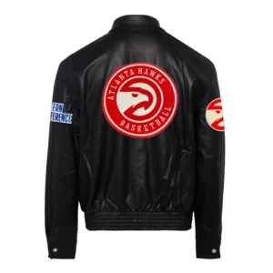 Atlanta Hawks Jeff Hamilton Black Jacket 1