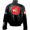 Atlanta Hawks Jeff Hamilton Full Black Puffer Jacket 1