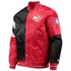 Atlanta Hawks Leader Black Varsity Jacket