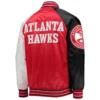 Atlanta Hawks Reliever Tri Color Varsity Jacket 1