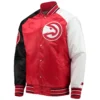 Atlanta Hawks Reliever Tri Color Varsity Jacket
