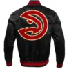Atlanta Hawks Retro Classic Varsity Black Jacket 1