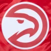 Atlanta Hawks Script Tail Red Varsity Jacket 7