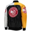 Atlanta Hawks Tri-Color Varsity Jacket 1